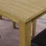 GRADE A2 - New Haven Small 2 Seater Dining Table in Light Oak 75cm x 75cm