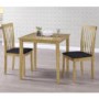 GRADE A2 - New Haven Small 2 Seater Dining Table in Light Oak 75cm x 75cm