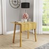 New Haven Drop Leaf Space Saving Dining Table - Light Oak