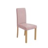 Pair of Velvet Light Pink Dining Chairs - New Haven