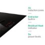 Refurbished Elica NikolaTesla Prime NIKOLATESLA_PRIME_RC 83cm Induction Venting Hob Recirculation Only