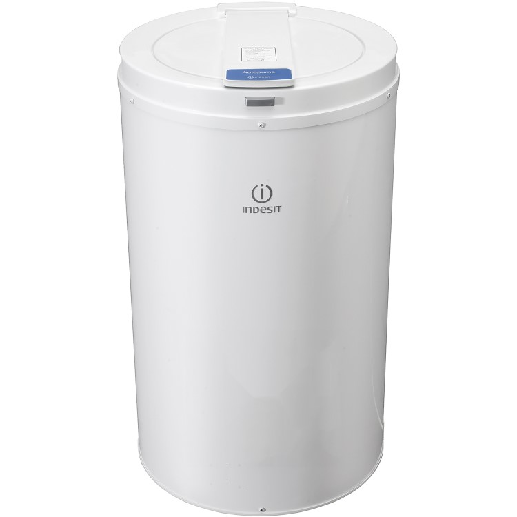 Refurbished Indesit NISDP429 Freestanding 4KG Spin Dryer With Pump Drain White