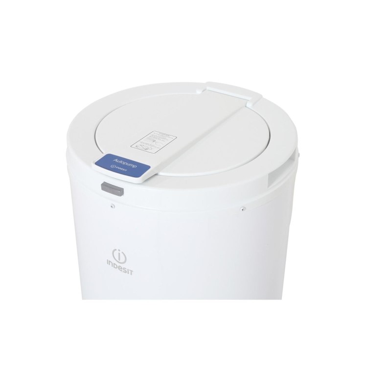 Refurbished Indesit NISDP429 Freestanding 4KG Spin Dryer With Pump Drain White