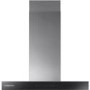 Refurbished Samsung NK24M5070BS 60cm Slimline Chimney Cooker Hood Stainless Steel With Black Glass