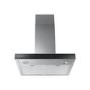 Refurbished Samsung NK24M5070BS 60cm Slimline Chimney Cooker Hood Stainless Steel With Black Glass