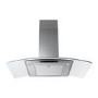 Samsung 90cm Curved Glass Chimney Hood - Stainless Steel