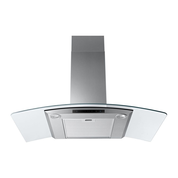 Samsung 90cm Curved Glass Chimney Hood - Stainless Steel