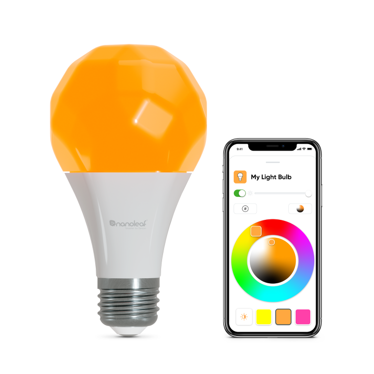 GRADE A1 - Nanoleaf Smart Colour Changing Bulb with E27 Screw Ending