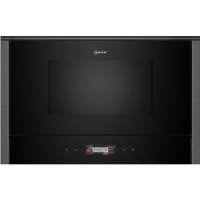 Neff N70 Built-In 900W Microwave with Left Hand Hinged Door - Graphite Grey Neff N70 Built-In 900W Microwave with Left Hand Hinged Door - Graphite Grey