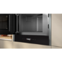 Neff N70 Built-In 900W Microwave with Left Hand Hinged Door - Graphite Grey