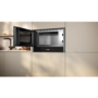 Neff N70 Built-In 900W Microwave with Left Hand Hinged Door - Graphite Grey