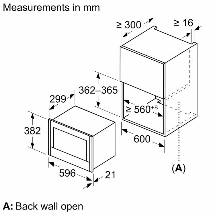 Neff N70 Built-In 900W Microwave with Left Hand Hinged Door - Graphite Grey