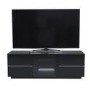 UK-CF New London TV Cabinet for up to 65" TVs - Black