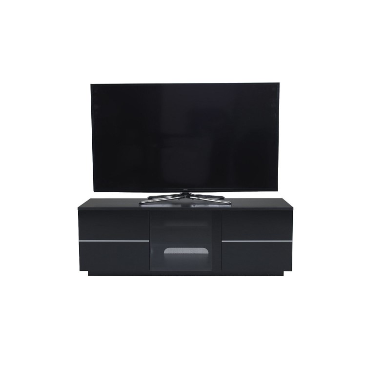 UK-CF New London TV Cabinet for up to 65" TVs - Black