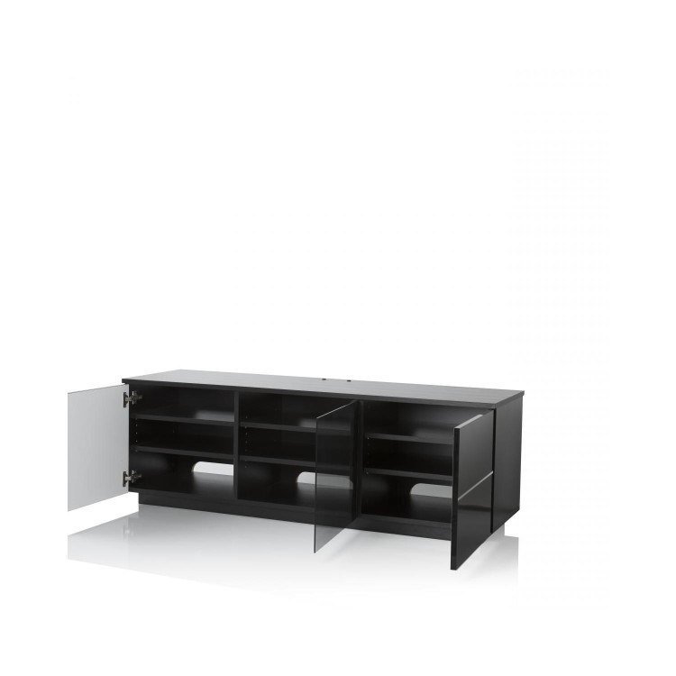 UK-CF New London TV Cabinet for up to 65" TVs - Black