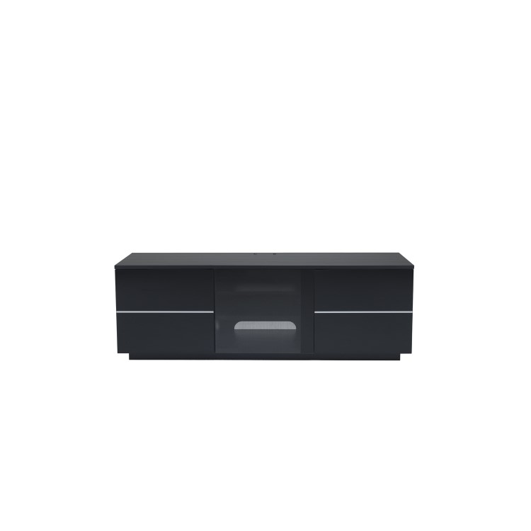 UK-CF New London TV Cabinet for up to 65" TVs - Black