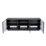 UK-CF New London TV Cabinet for up to 65" TVs - Black