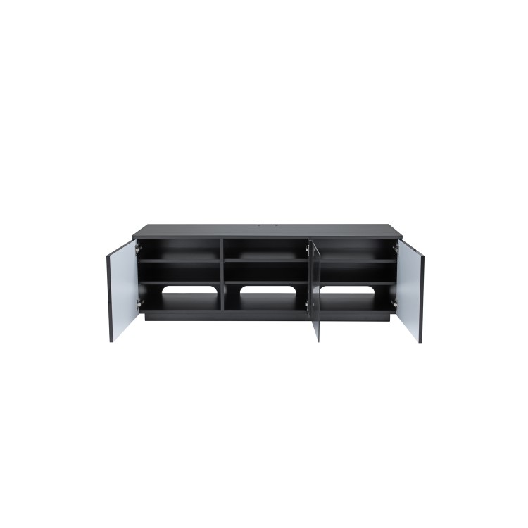 UK-CF New London TV Cabinet for up to 65" TVs - Black