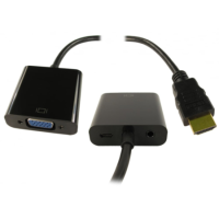 HDMI to SVGA & Audio Converter with USB Power  
