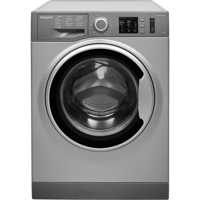 HOTPOINT NM10944GS 9kg 1400rpm Freestanding Washing Machine - Graphite