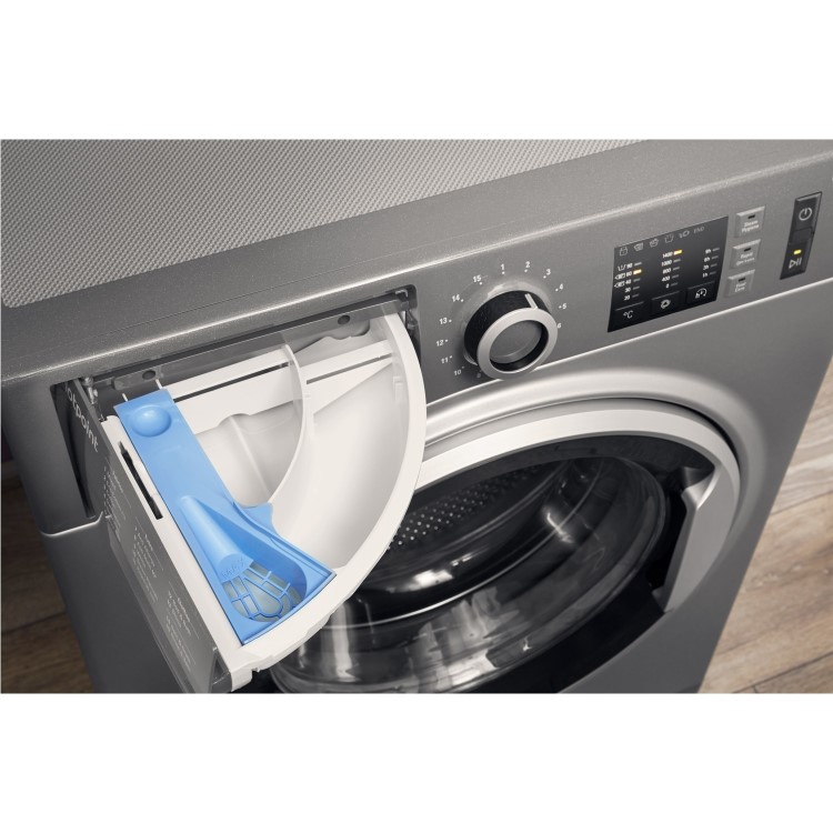 HOTPOINT NM10944GS 9kg 1400rpm Freestanding Washing Machine - Graphite