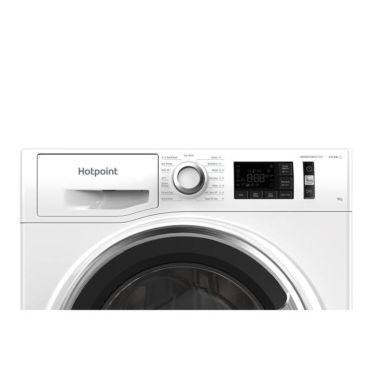 Refurbished Hotpoint NM11946WCAUKN Freestanding 9KG 1400 Spin Washing Machine White