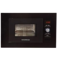Refurbished NordMende NM824BBL Built In 20L with Grill 800W Microwave Gloss Black Refurbished NordMende NM824BBL Built In 20L with Grill 800W Microwave Gloss Black