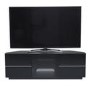 UK-CF New Milan Corner TV Unit for up to 75" TVs - Black