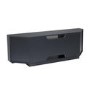 UK-CF New Milan Corner TV Unit for up to 75" TVs - Black