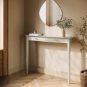 NOA002 Small & Narrow Taupe Console Table - 115cm - Noa