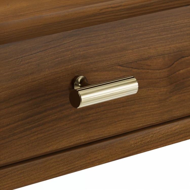 Large & Narrow Walnut Radiator Cover - 150cm - Noa