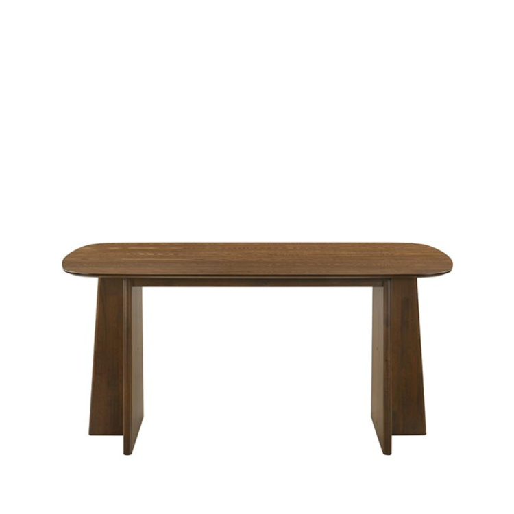 Rectangular Walnut Dining Table - Seats 4 - 6 - Noor