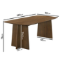 Rectangular Walnut Dining Table - Seats 6 - 8 - Noor