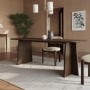 Rectangular Walnut Dining Table - Seats 6 - 8 - Noor