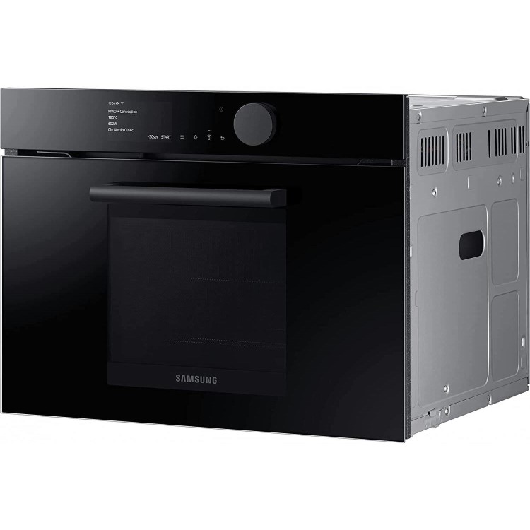 Refurbished Samsung Infinite NQ50T8939BK Compact Steam Combi 60cm Single Built In Electric Oven Black
