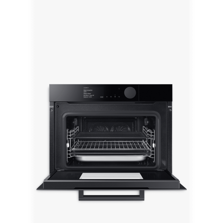 Refurbished Samsung Infinite NQ50T8939BK Compact Steam Combi 60cm Single Built In Electric Oven Black