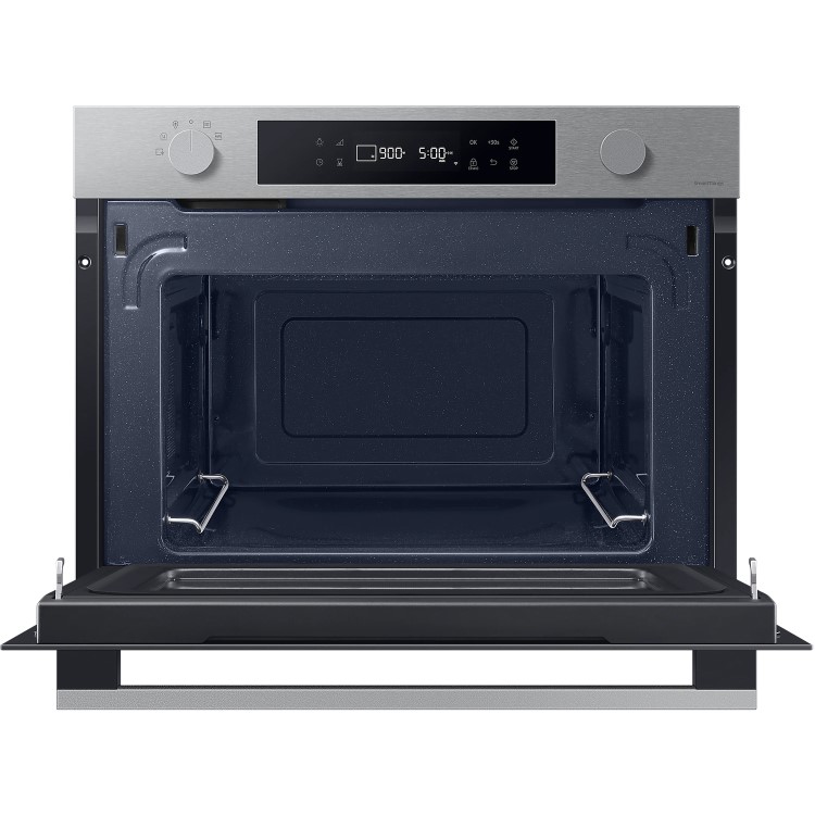 Refurbished Samsung Series 4 NQ5B4513GBS Built In 50L 800W Solo Microwave Stainless Steel