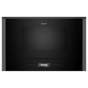 NR4WR21G1B Neff N70 Built-In 900W Microwave with Right Hand Hinged Door - Graphite Grey