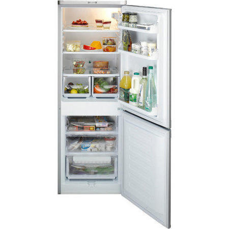 Hotpoint NRFAA50S Ice Diamond Freestanding Fridge Freezer Silver