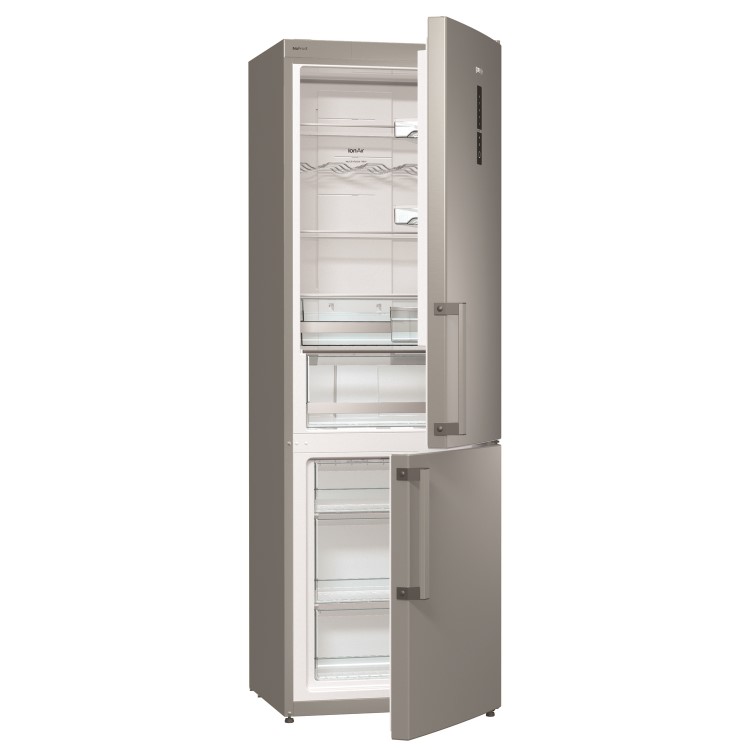 Gorenje NRK6192MXUK Advanced Line Frost Free Freestanding Fridge Freezer - 222L - 85L - 185cm - Stai