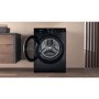Refurbished Hotpoint NSWM1045CBSUKN Freestanding 10KG 1400 Spin Washing Machine Black