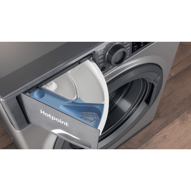 Hotpoint AntiStain 8kg 1400rpm Washing Machine - Graphite