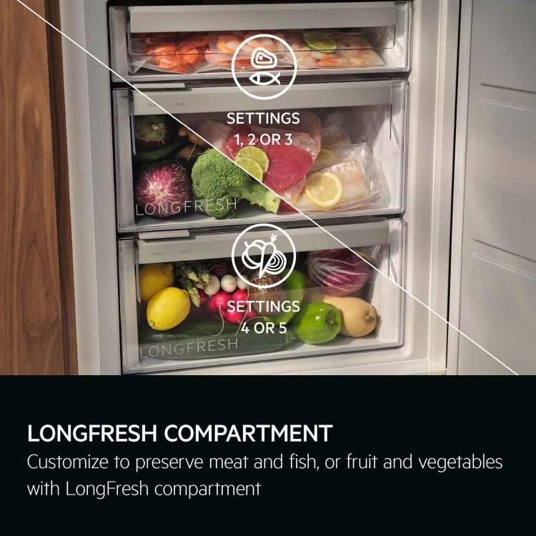 AEG 9000 Series 200 Litre In-column Integrated Fridge