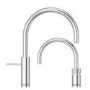 GRADE A1 - Quooker Nordic Instant Boiling Water Kitchen Tap - Chrome Round Spout