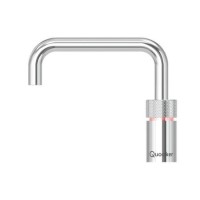 GRADE A1 - Quooker Nordic Instant Boiling Water Kitchen Tap - Chrome Square Spout