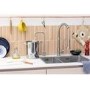 Quooker Nordic Instant Boiling Water Kitchen Tap - Stainless Steel Square Spout