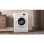 Refurbished Hotpoint NSWM1043CWUKN Freestanding 10KG 1400 Spin Washing Machine White