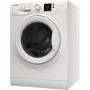 Refurbished Hotpoint NSWM1043CWUKN Freestanding 10KG 1400 Spin Washing Machine White