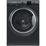 Refurbished Hotpoint NSWM1045CBSUKN Freestanding 10KG 1400 Spin Washing Machine Black