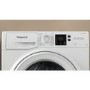 Refurbished Hotpoint NSWM1045CWUKN Freestanding 10KG 1400 Spin Washing Machine White